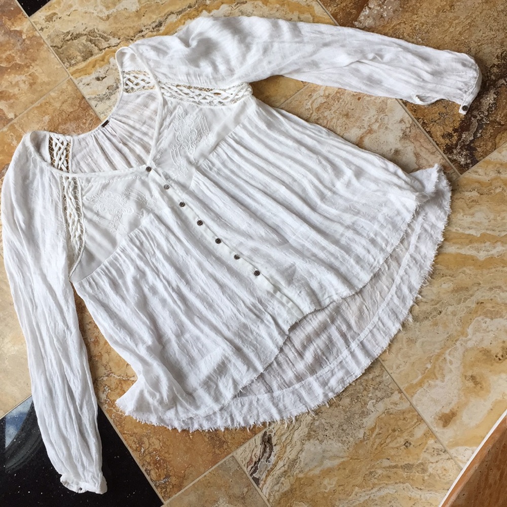 Free People Exquisite Long sleeved cotton/oversize
